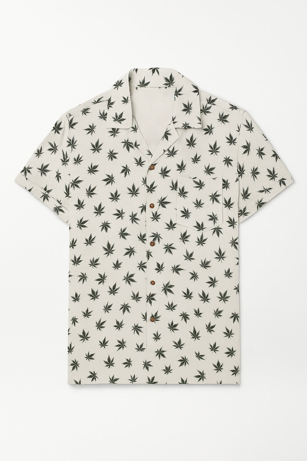 Short Sleeves Hemp Shirt