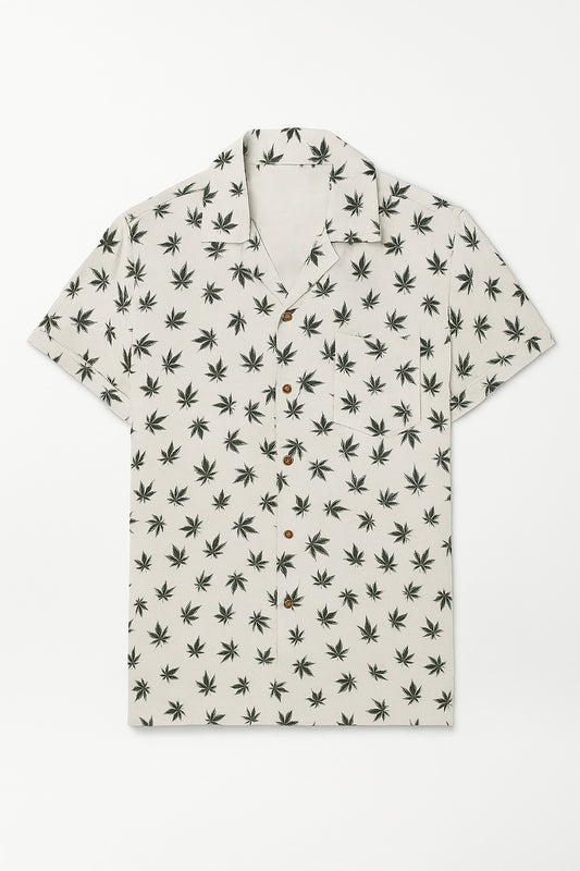 Short Sleeves Hemp Shirt