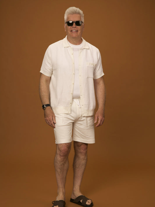 Everyday Lounge Polo, full outfit — AKS PRIVÉ SS27