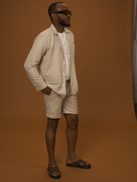 Hemp Set Suiting, full outfit — AKS PRIVÉ SS27