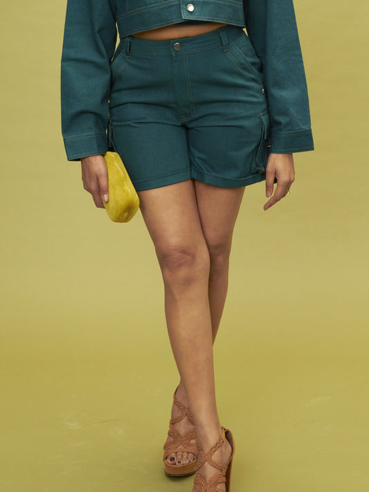 Denim Set Short — AKS PRIVÉ SS27