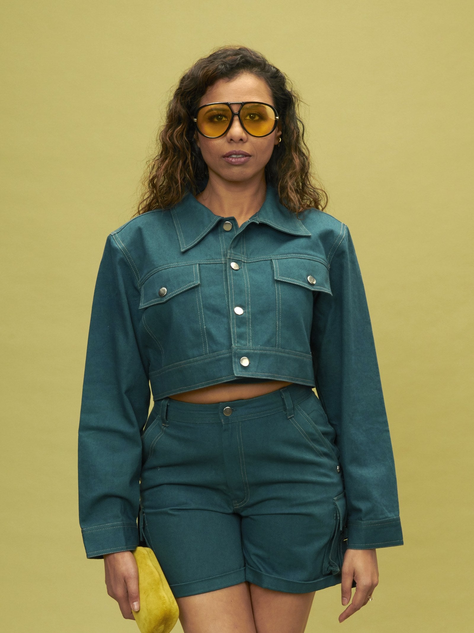 Denim Set Jacket — AKS PRIVÉ SS27