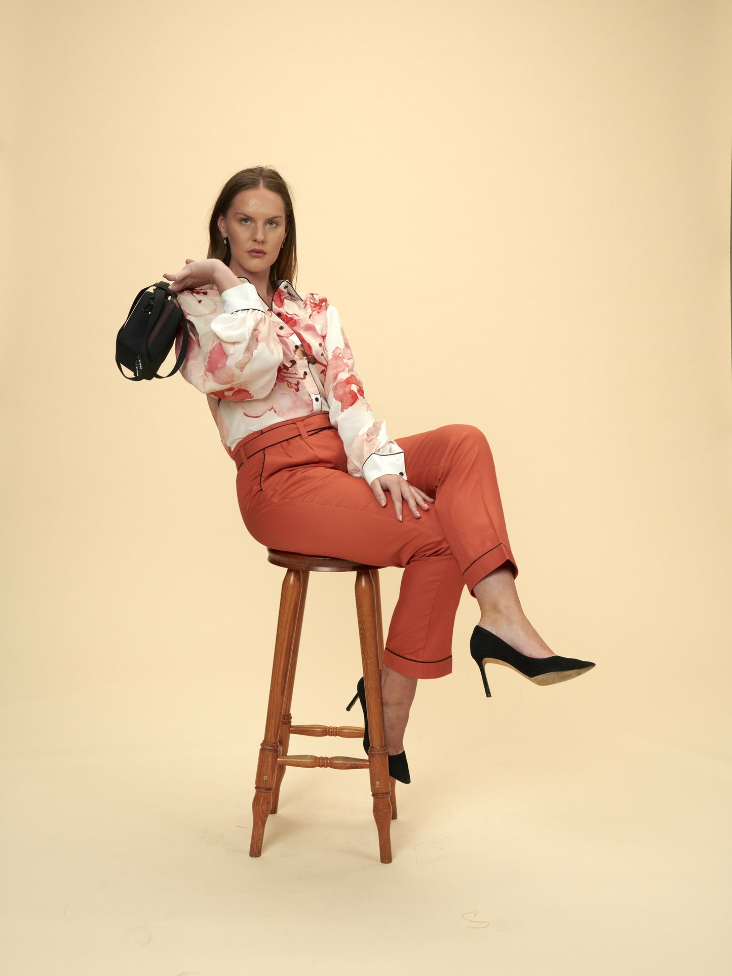 Formal Wear Printed Shirt, full length — AKS PRIVÉ SS27