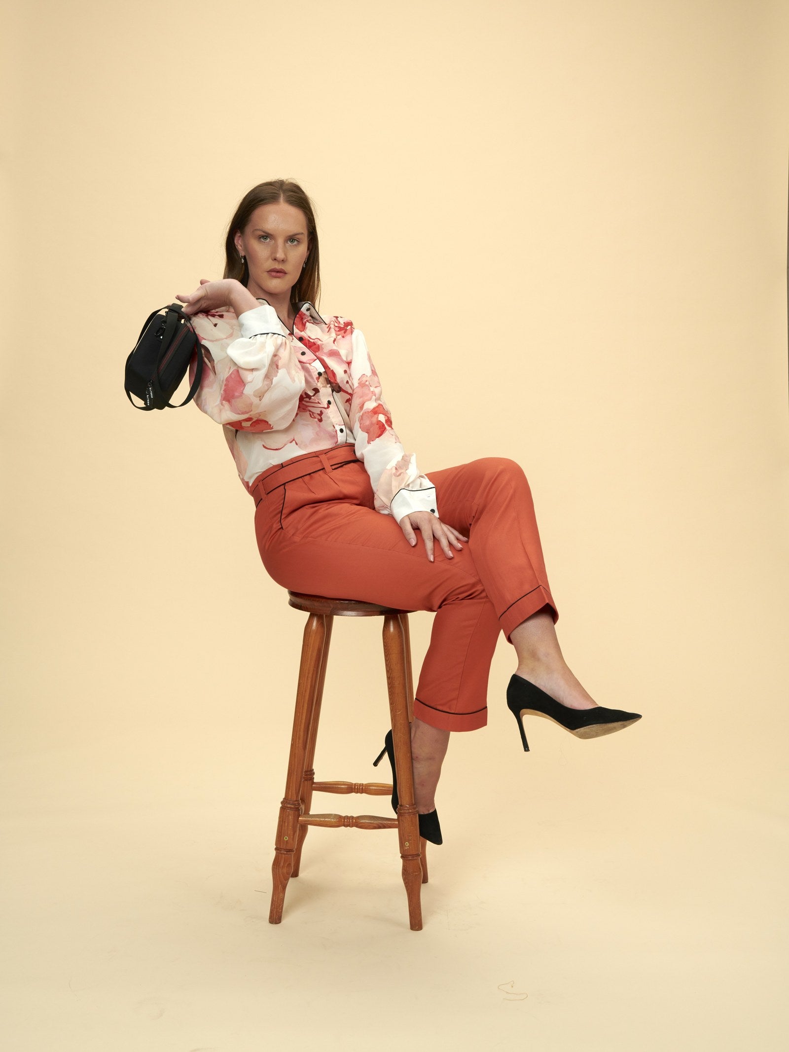 Formal Wear Printed Shirt, full length — AKS PRIVÉ SS27