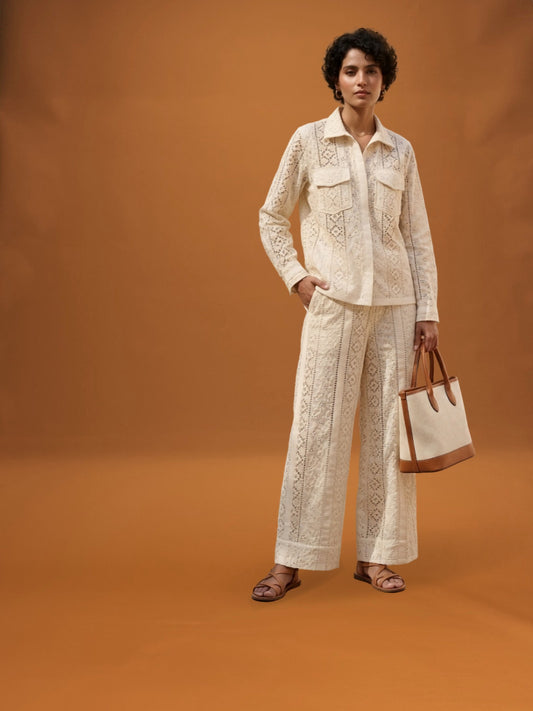 Eyelet Set Trouser, full outfit — AKS PRIVÉ SS27