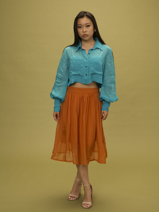 Organza Top, full outfit — AKS PRIVÉ SS27