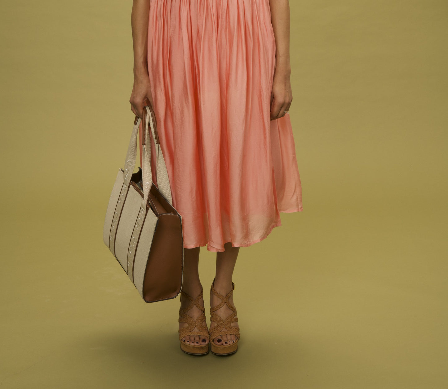 Satin Organza Skirt — AKS PRIVÉ SS27
