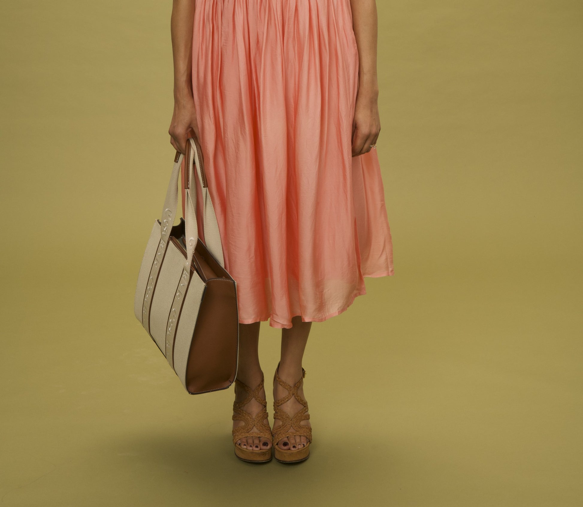 Satin Organza Skirt — AKS PRIVÉ SS27