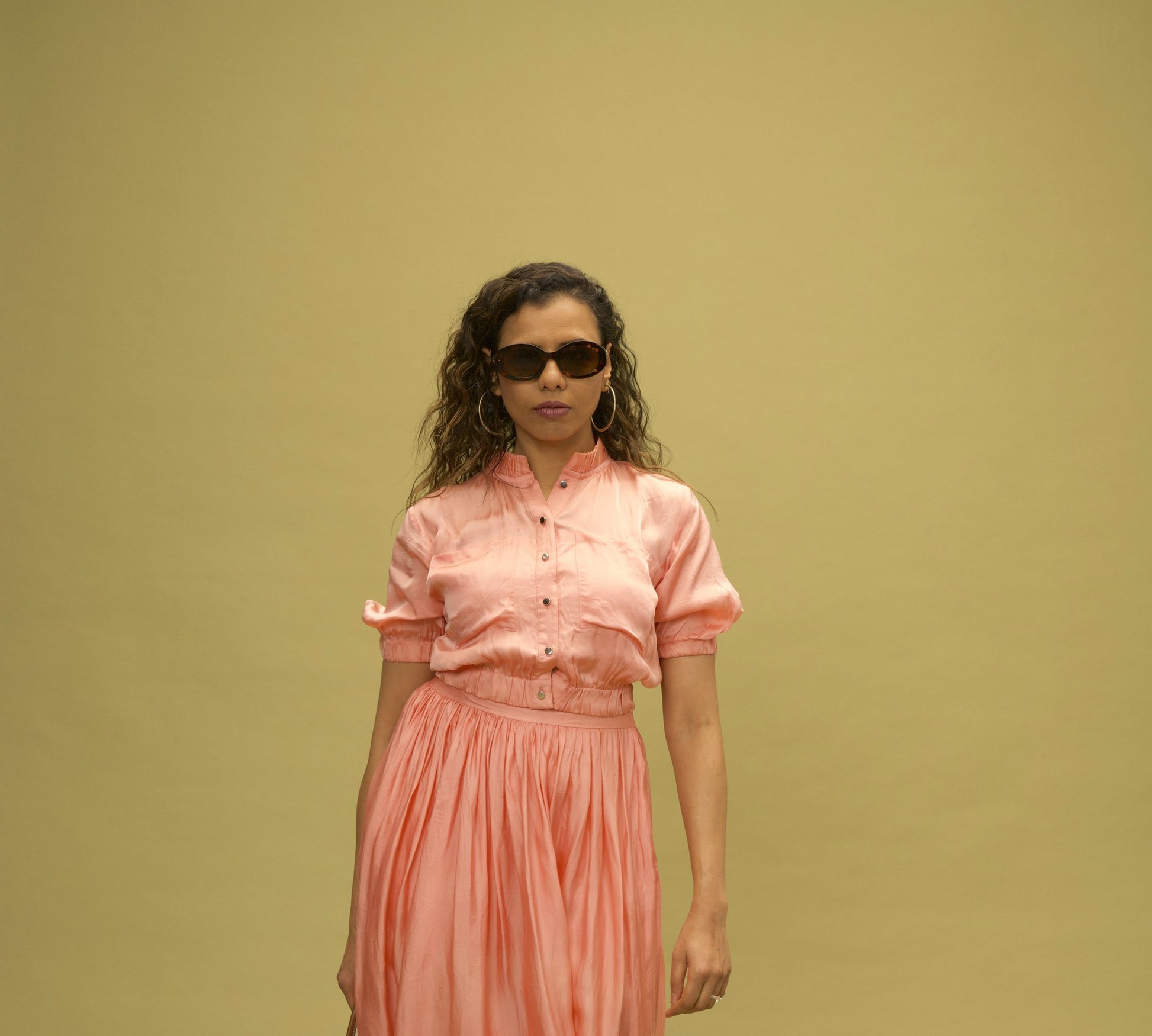 Satin Organza Top — AKS PRIVÉ SS27
